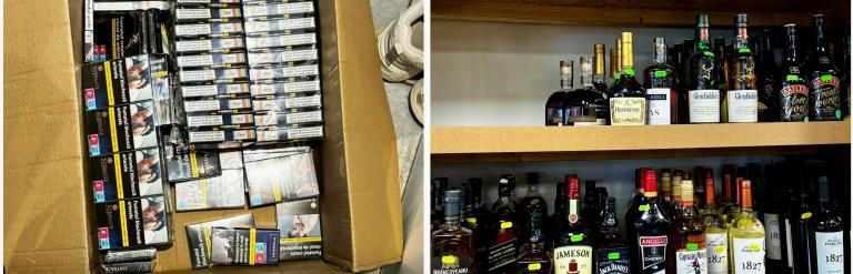 Illegal products seizure