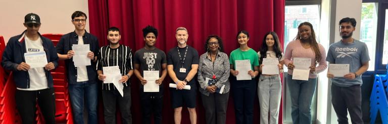 Robert Clack students celebrate A-Level results