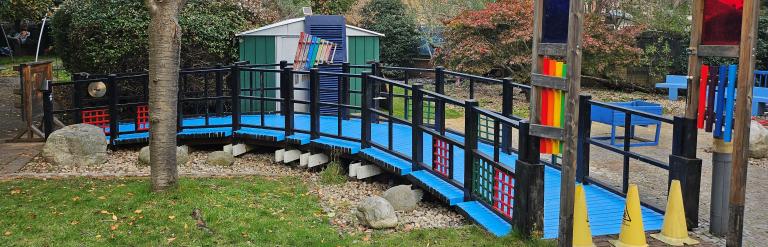 New garden at Heathlands Day Centre