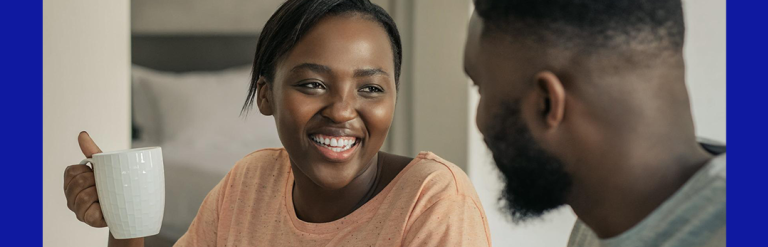 couple having a cup of tea