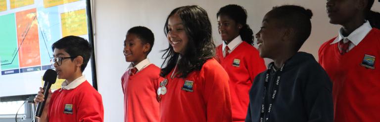 Pupils pitching