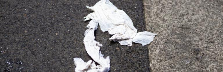 Littered tissue