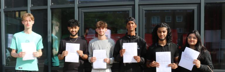 Robert Clack students A Levels 2025