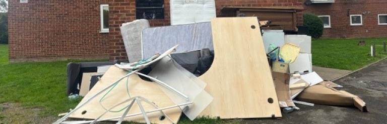 Fly-tip on Gurney Close 