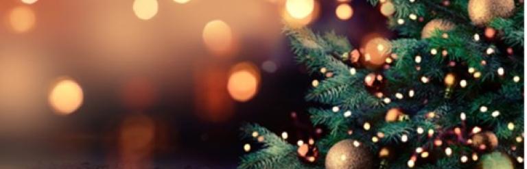 Christmas tree and lights 