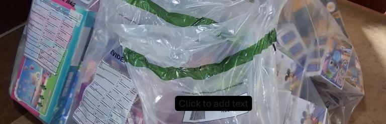 Seized counterfeit toys