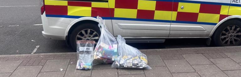 Seized cigarettes 31 March 26