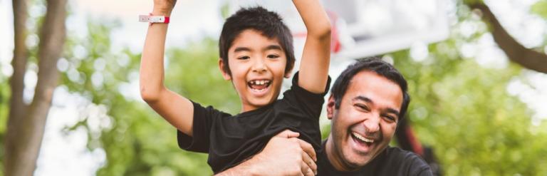 father and son basketball