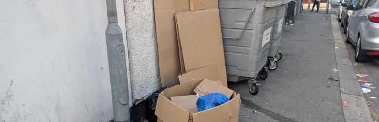Dumped boxes