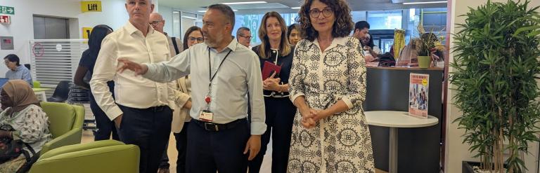 Minister visit