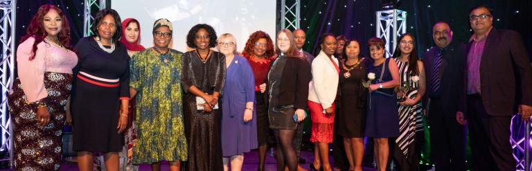 Attendees of Women's Empowerment Awards at Broadway Theatre, Barking