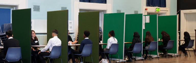 Mock interviews at Barking Abbey