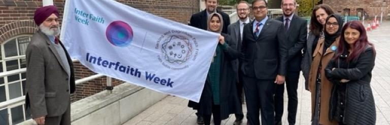 Interfaith Week flag raising