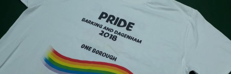 T-shirts designed by Maisie Greed from the Flipside LGBTQIA+ group