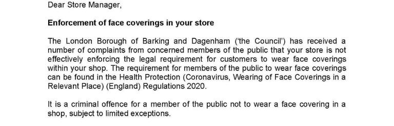 retailers letter