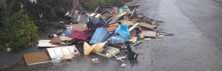 River Road fly-tip