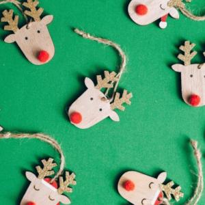 An image of reindeer gift tags